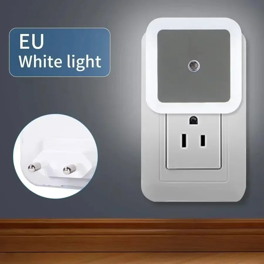 1/6PCS Wireless LED Night Light Sensor Light EU/UK Night lights Larger Aperture For Children Room Bedroom Decoration Lighting