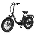 Fat Tire Folding Electric Bike 48V 624Wh Removable Battery 1100W Motor 20mph Suspension Step-Thru Frame, Custom