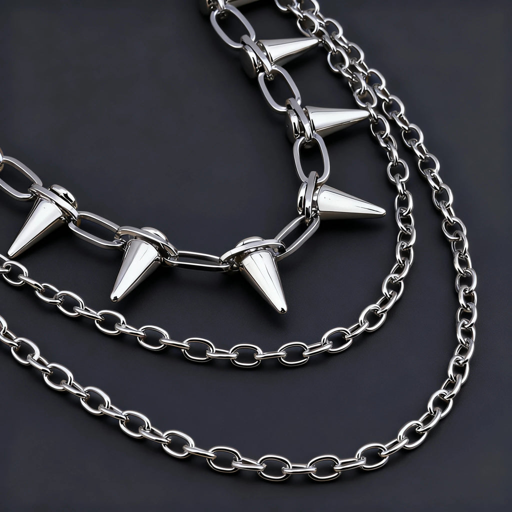 Unisex Hip Hop Punk Rock Metal Waist Chain Pants Key Ring Trousers Chain Wallet Accessory Jeans Jewelry Gift for Men And Women