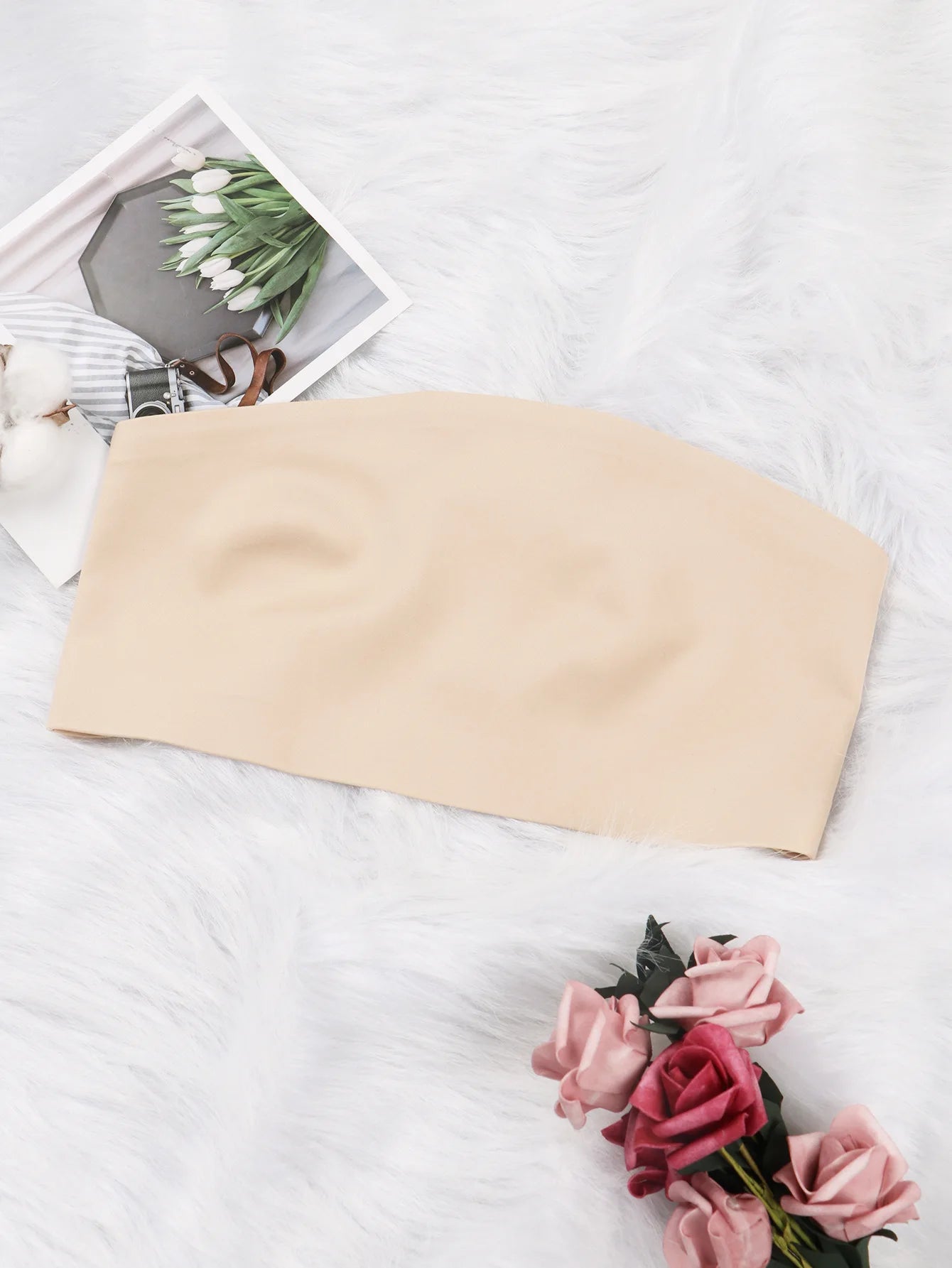 Women Tube Strapless Bra Chest Wrap Bandeau Unlined Seamless Breathable Comfortable Anti-skidding Ice Silk Bra Underwear Tops