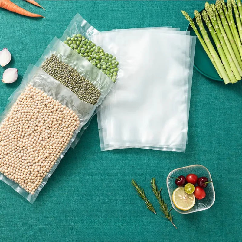 Vacuum Packaging Bags for Food 100pcs Food Storage Vacuum Bags for Vacuum Sealer Machine  Food Fresh Long Keeping Empty Bags