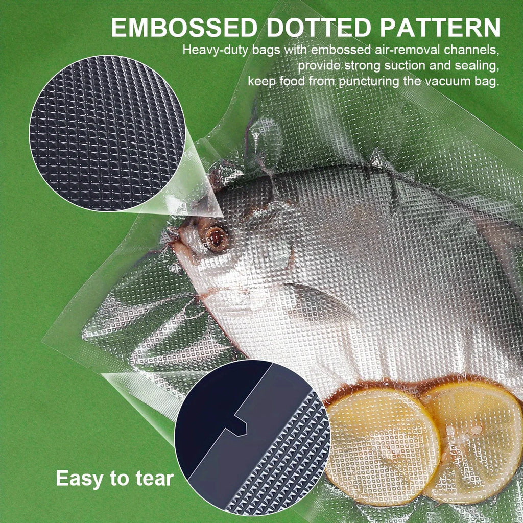Vacuum Packaging Bags for Food 100pcs Food Storage Vacuum Bags for Vacuum Sealer Machine  Food Fresh Long Keeping Empty Bags