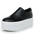 ZXRYXGS 2026 New Top Cowhide Platform Shoes Woman Sneaker Non-slip Comfort Winter High Heels Leather Shoes Women Casual Shoes