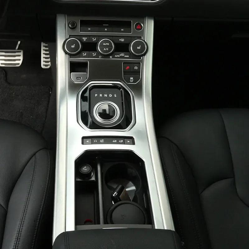 For Land Rover Range Rover Evoque 2012-2018 ABS Chrome Interior Kit Dashboard Center Console Gear Shift Panel Cover Trim Sticker