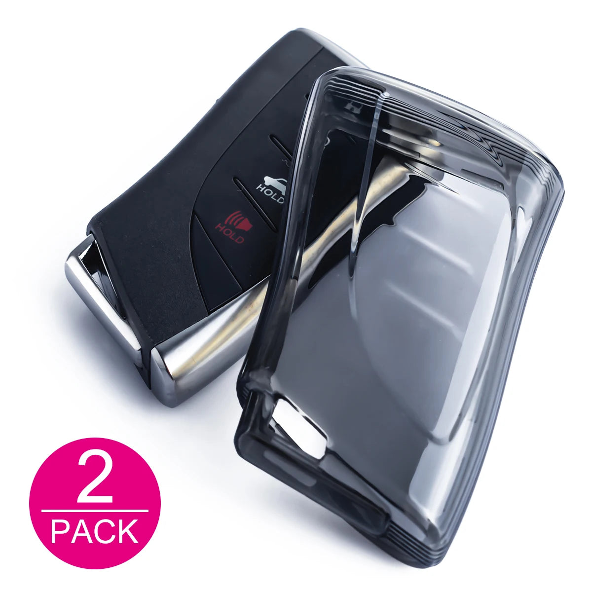 Slim Car Key Fob Case Cover Keychain For Lexus ES LS NX RX UX TX GX RZ LX 250 250h 300h 300e 350 450h 500 550 Black Transparent