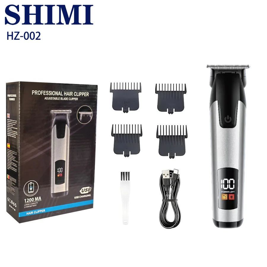 Hair Clipper New Men's Hair Trimmer Beard for Men Hair Clipper Rechargeable Electric Trimer Zero Gap Haircut Kit Machine Shaver