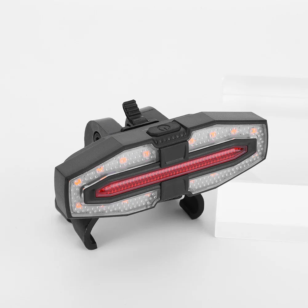 Turn Signal Rear Lamp USB Rechargable Waterproof E-Scooter Safety Warning Tail Light LED Turn Signal Light for M365 Pro 2 MI 4