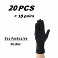 20/50/100PCS Black Nitrile Gloves Disposable Thickened Durable Household Cleaning Gloves for Kitchen Cooking Hair Dyeing Tattoo