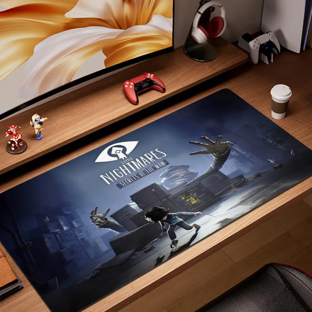 Xxl Mouse Pad Gamer Little Nightmares Pc Cabinet Games Desk Mat Mousepad Anime Computer Desks Office Accessories Keyboard Gaming