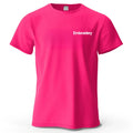 Custom Embroidery T Shirt Premium 100% Cotton T shirt Diy Your Own Design Brand Company Team Pet Animal Logo Men Women Tee Tops