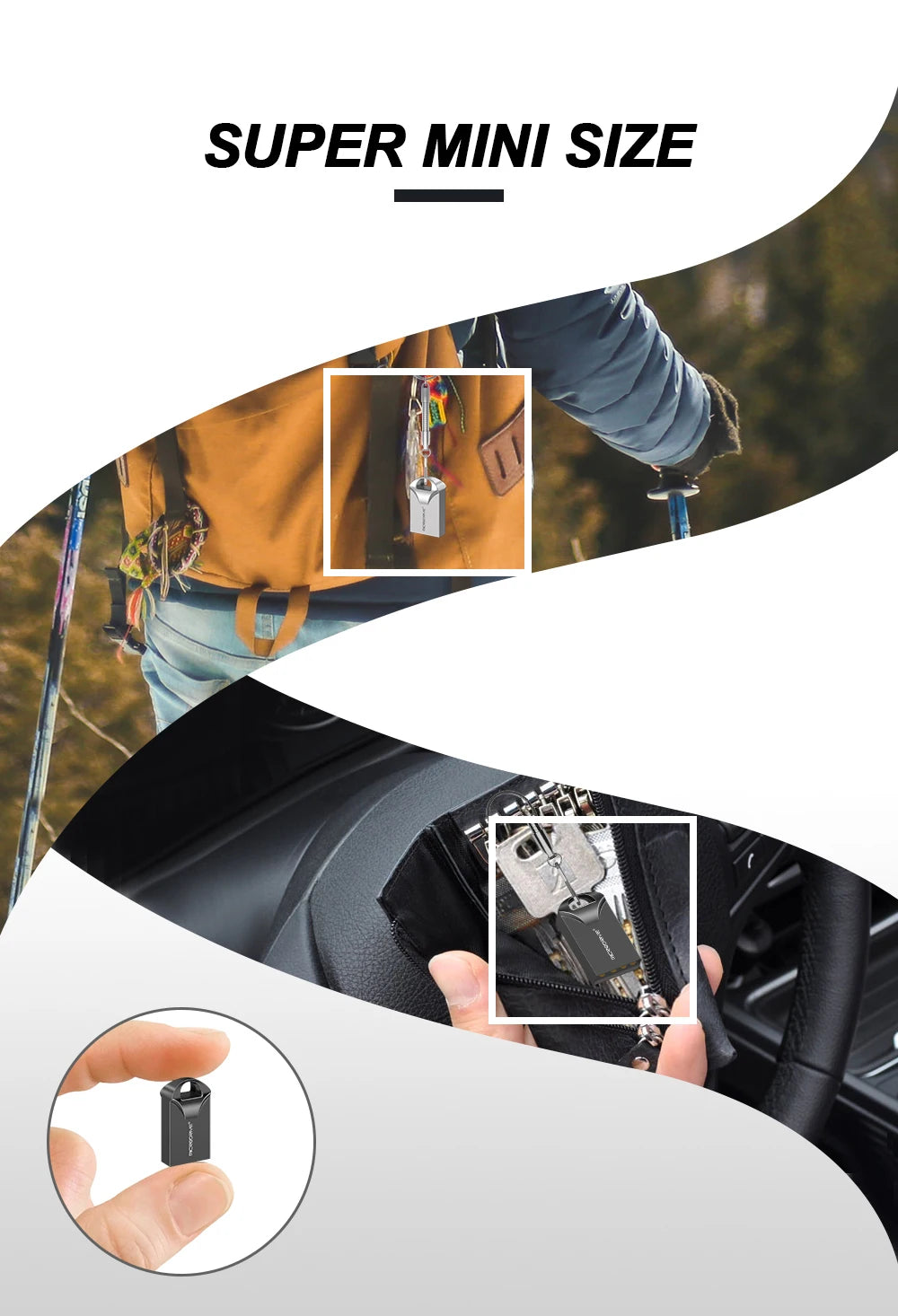 Super Mini USB Flash Drive pen 4GB 8GB 16GB 32GB 64GB 128GB with Key Ring Micro memory sticks Pen Drive USB Stick Car pendrive