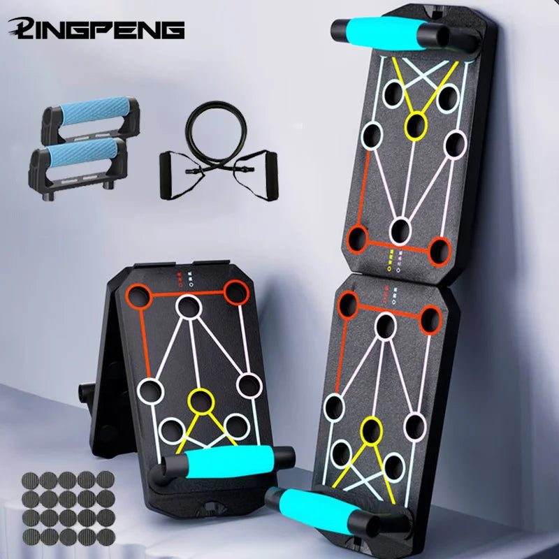 Folding Push-up Board Support Muscle Exercise Multifunctional Table Portable Fitness Equipment Abdominal Enhancement Support