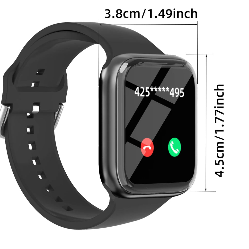 Fashion Sports Smart Watch  Men & Women 1.83in Full Touch Screen Fitness Tracker  Watch