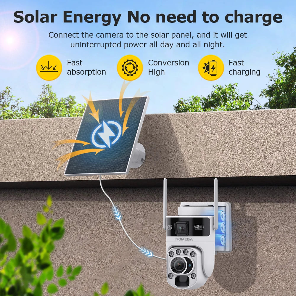 12MP 50X Zoom Dual Lens 4G SIM Solar Camera WIFI Outdoor Surveillance PTZ Human Detection Recording Security Night Vision Camera