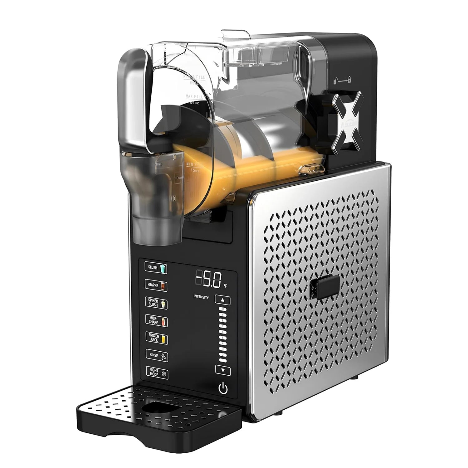 200W Slush Ice Machine with Self-Cleaning & 5 Programs – 1.9L Tank for Cocktails, Milkshakes – Ideal for Home, Bar & Kitchen
