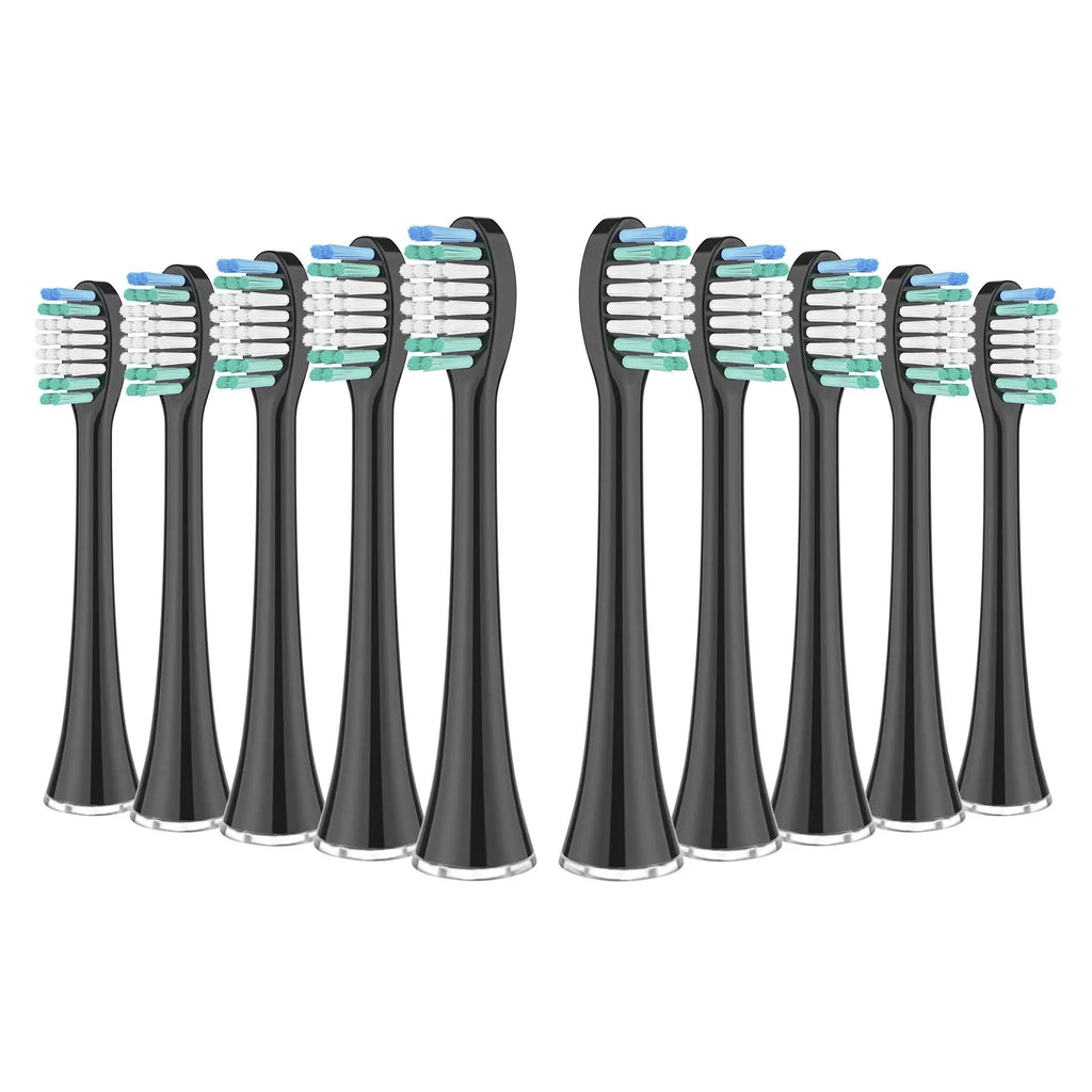 Replacement Toothbrush Heads for Aquasonic Black Series Pro Vibe Series Duo Series Pro Electric Toothbrush Refill Nylon Bristles