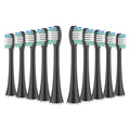 Replacement Toothbrush Heads for Aquasonic Black Series Pro Vibe Series Duo Series Pro Electric Toothbrush Refill Nylon Bristles
