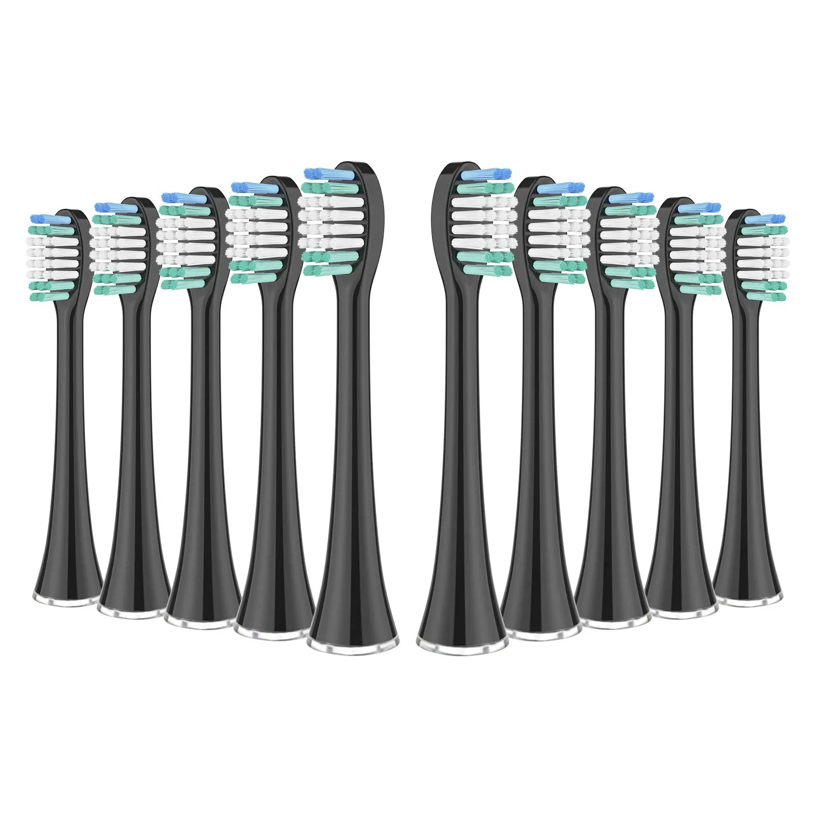 Replacement Toothbrush Heads for Aquasonic Black Series Pro Vibe Series Duo Series Pro Electric Toothbrush Refill Nylon Bristles