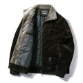 Winter Jacket Men Male Thermal Windbreaker Plus Size Men's Warm Winter Corduroy Jackets and Coats Fur Collar Casual Outwear
