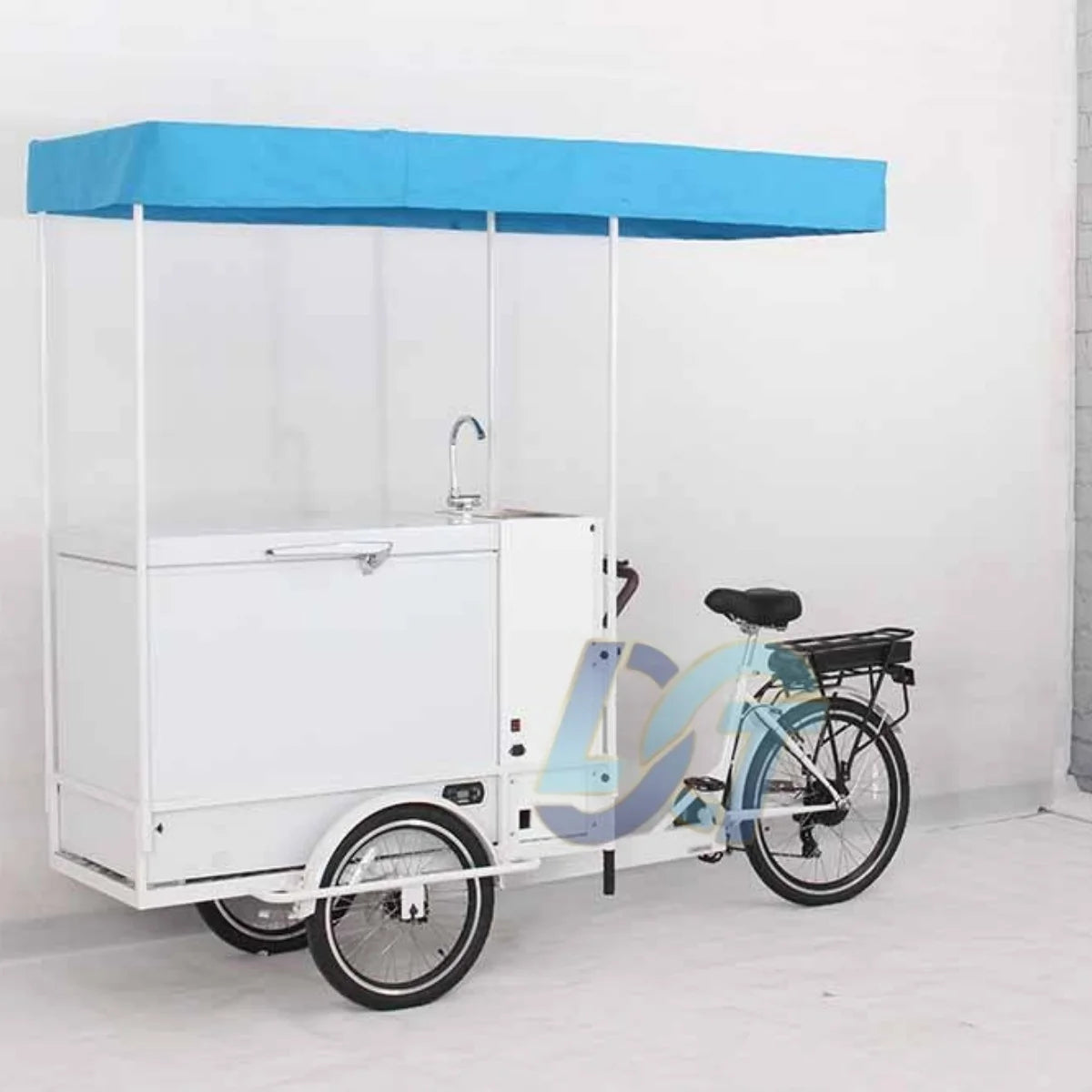 Ice Cart with Freezer Bike 200L Ice Cream Bike Cart Tricycle for Sale