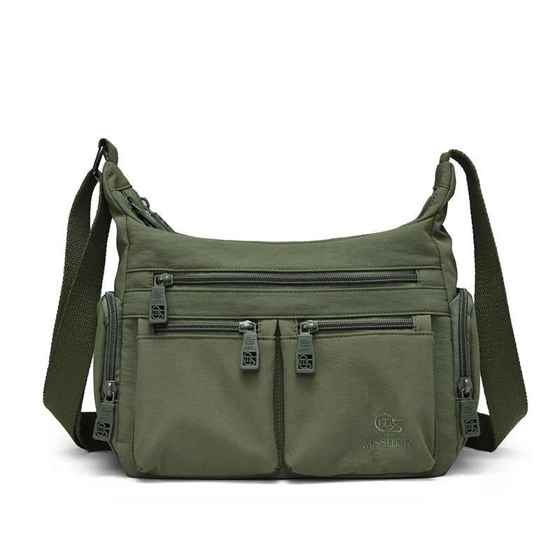 Nylon Crossbody Bag For Women Large Capacity Shoulder Bag Multi-pocket Female Bag Shopping Travel Lady Handbag Leisure Purse sac