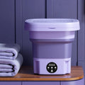 Portable New Small Foldable Washing Machine with Spin Dryer For Socks Underwear Panties Washer Household Mini Washing Machine