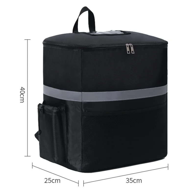 【RECOMMEND】Delivery Large Capacity 35L Insulated Back Pack-For Riders, Thermal For Food& Drink Storage Bag, Grocery& Takeout Sty