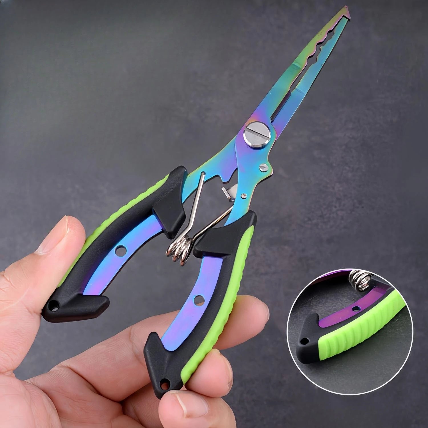 1Pc Fishing Pliers Multifunctional Long Nose Stainless Steel Hook Remover Cut Fishing Line Fishing Hook Tackle Tool