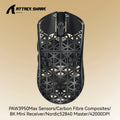 ATTACK SHARK R5 ULTRA Wireless Gaming Mouse - 8K Polling,PAW3950MAX Sensor,42,000 DPI,Carbon Fiber Ultra-Light for Pro Esport