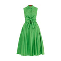 CHCH 2024 Summer New Casual Commuting Elegant Lapel Women's Dress Fashion Solid color Ruched Buttoned V Neck Shirt Dresses