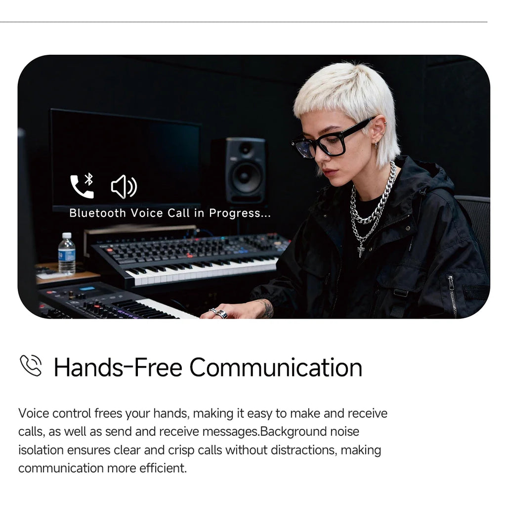 2026 New Smart Glasses 800W Take Pictures Record Al Translation WIFI Transmission AI Recognition GPT 2000MAH Music Smart Glasses