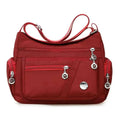 Large Capacity Waterproof Nylon Shoulder Bag Multi-Pocket Crossbody Bag Female Bag Shopping Travel Lady Handbag Leisure Purse