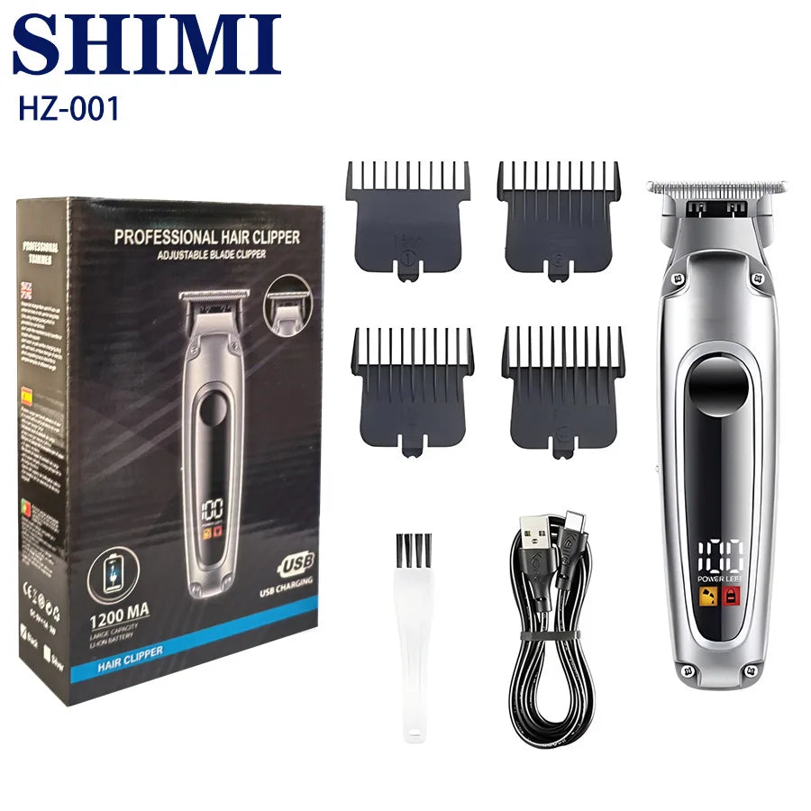 Hair Clipper New Men's Hair Trimmer Beard for Men Hair Clipper Rechargeable Electric Trimer Zero Gap Haircut Kit Machine Shaver