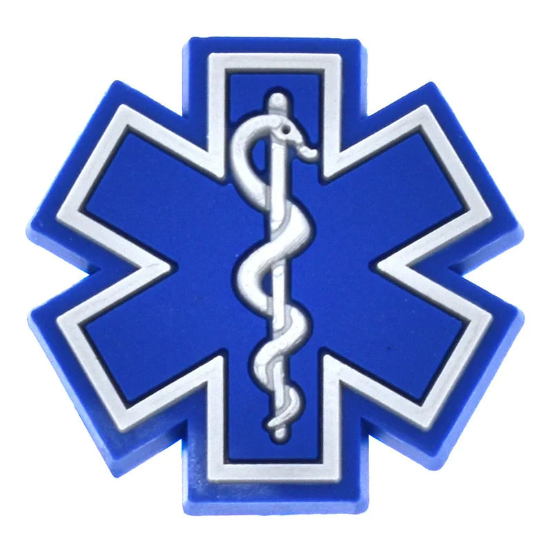 Doctors Nurses Medical Shoe Charms for Crocs Accessories Charms Clogs Bubble Slides Sandals PVC Shoe Decorations Party Gifts