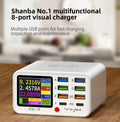 8 Port USB PD Fast Charging Wireless Charger With Anti Short Circuit Repair Function Mobile Phone Power For iPhone 15 13 Xiaomi