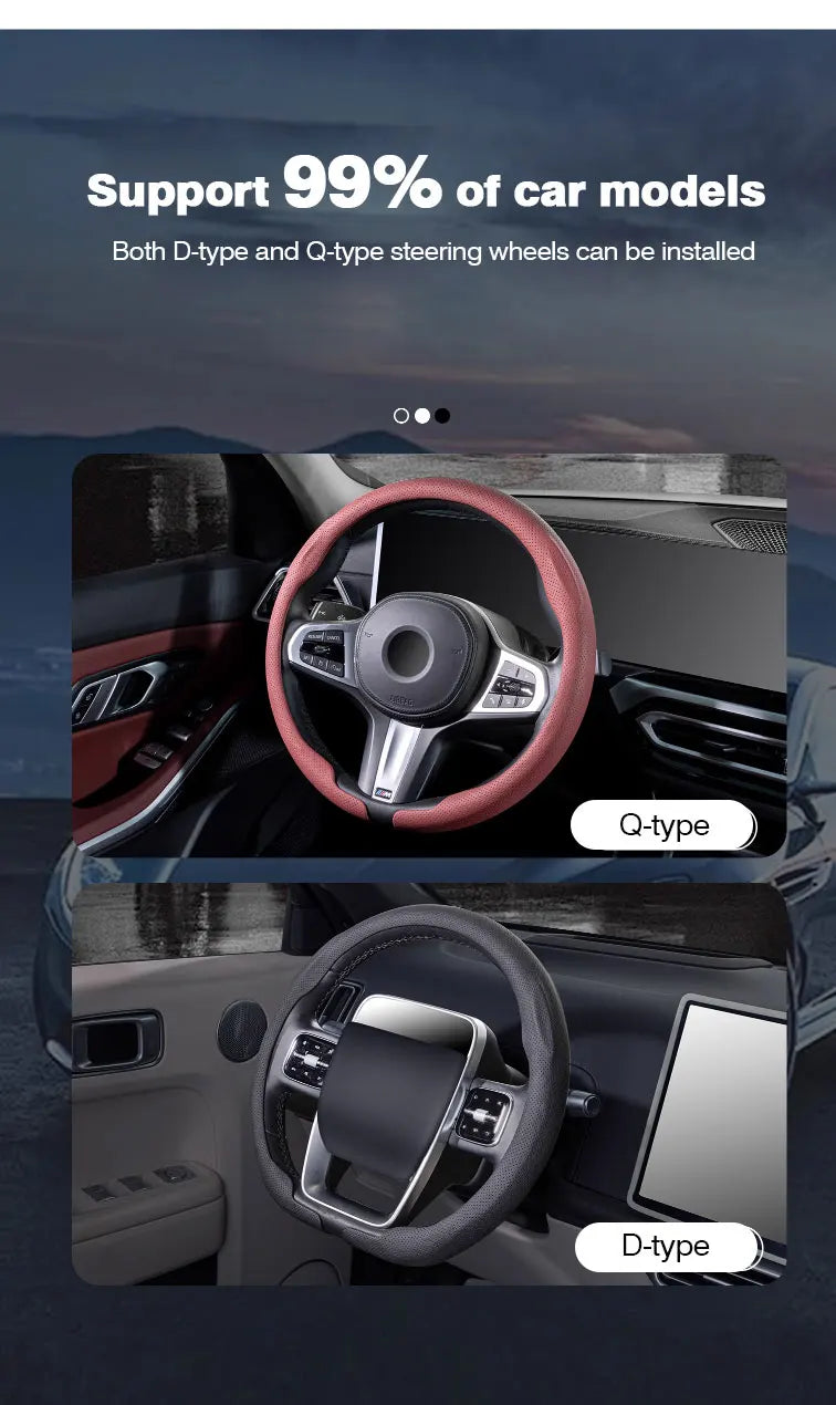 8D Nappa leather Car Steering Wheel Cover For Chevrolet Aveo Bolt Onix Cruze Spark Cavalier Colorado Malibu Auto Accessories
