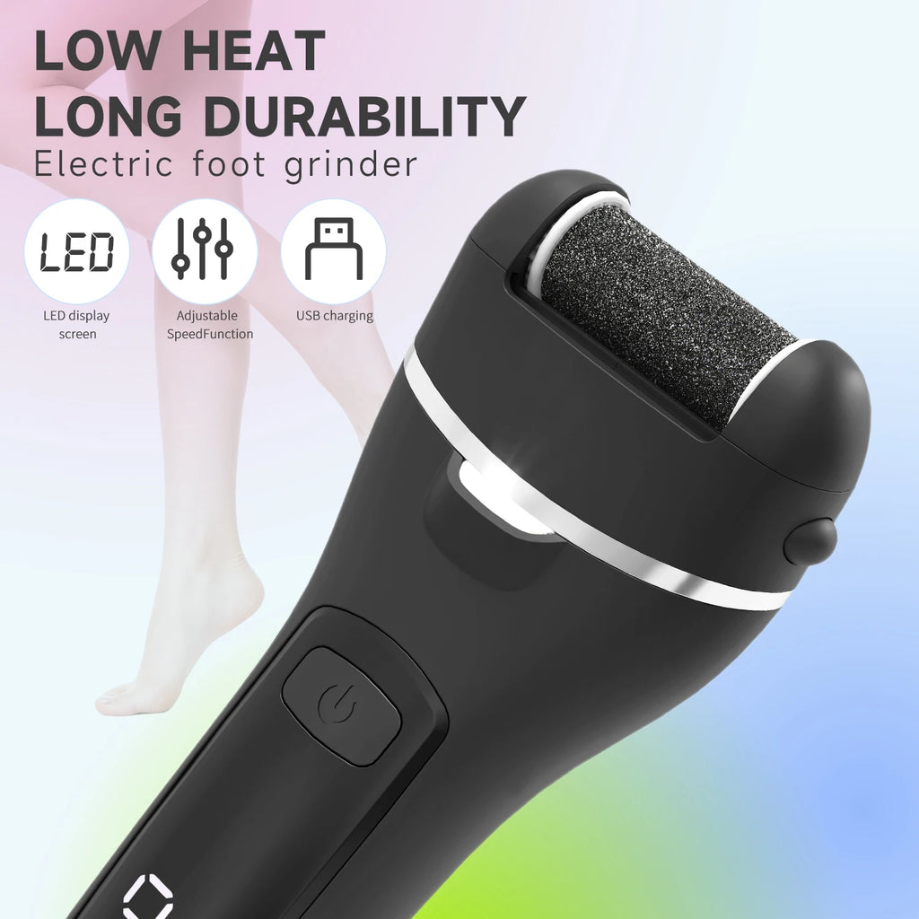 Portable USB Rechargeable Electric Foot Pedicure Tool - Callus Remover Ideal Gift for Girlfriend Mother