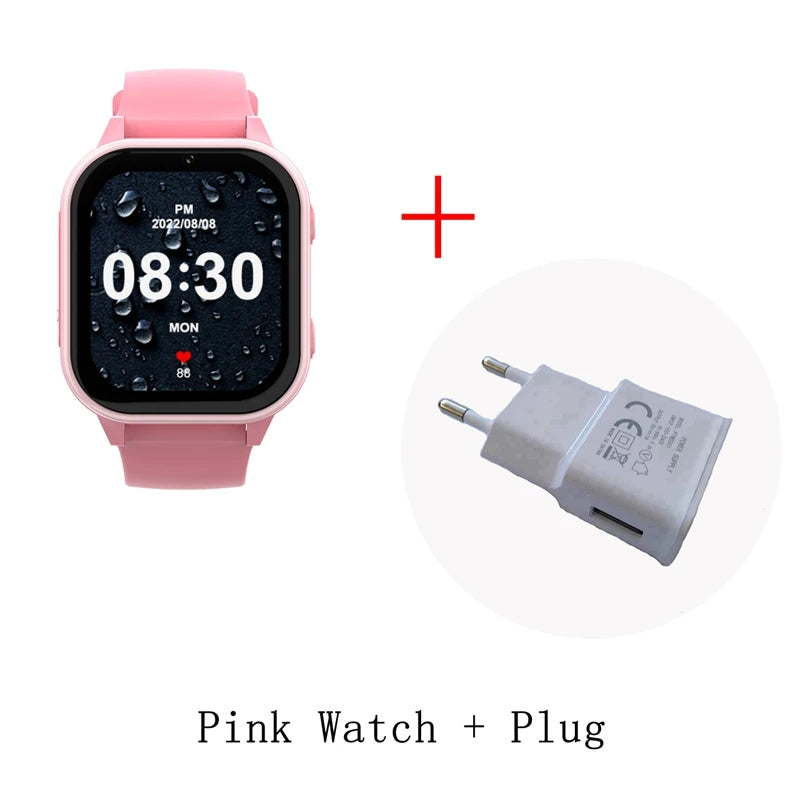 4G Smart Watch Kid SOS GPS WiFi Wristwatch Whatsapp KT19Pro MAX Android8.1 with Video Call Camera Monitor Children smartwatch