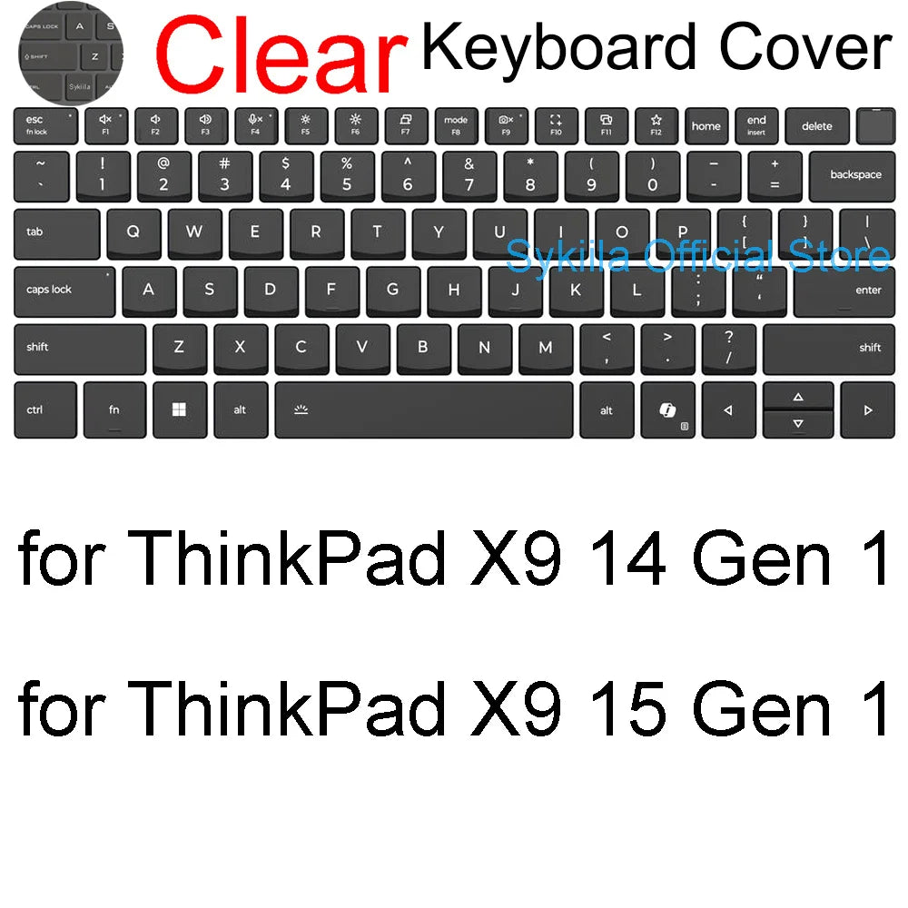 Keyboard Cover for Lenovo ThinkPad 14 X1 Carbon X9 Gen 13 12 P1 E14 L14 P14s T14 T14s 9 8 7 6 Silicone Protector Skin Case Aura