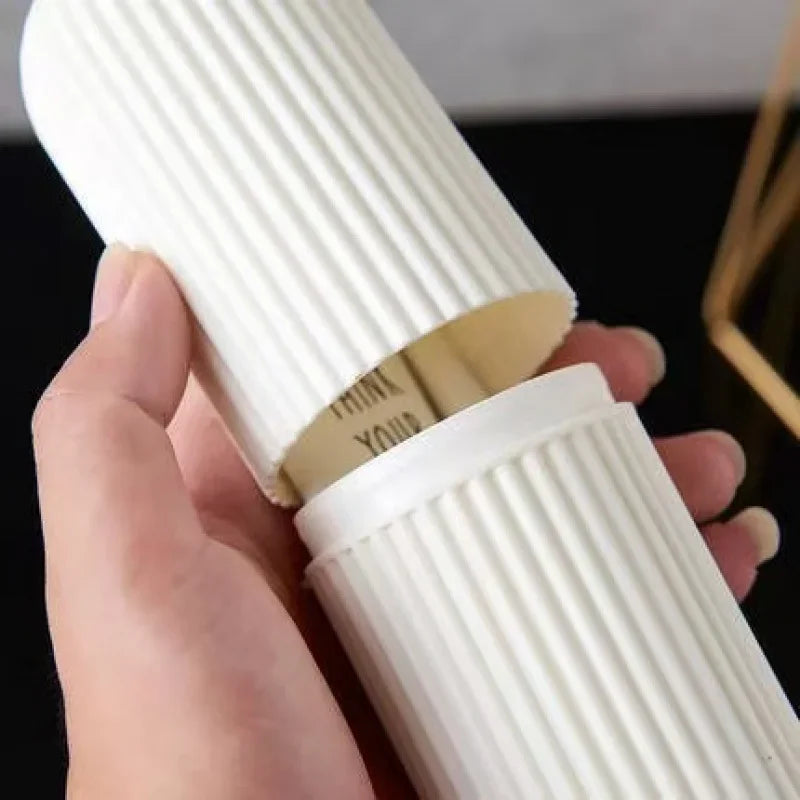 1/4Pcs Travel Camping Storage Box Organizer Travel Toiletries Storage Cup New Creat table Toothbrush Protect Holder Cup Case