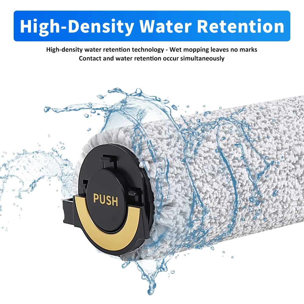For Dreame Aqua10 Ultra Roller/Aqua10 Ultra Track/Aqua 10 Pro Track/X50Pro Robot Vacuum Cleaner Roller Mop Drum Brush Cloth Part