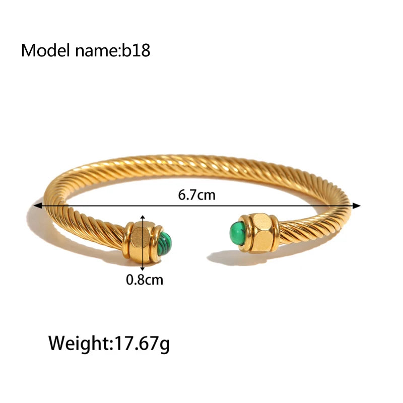 2026 Classic Snake Chain Bracelets Women Trend Gold Plated Stainless Steel Cuban Chain Bracelet Trendy Female Gifts Jewelry