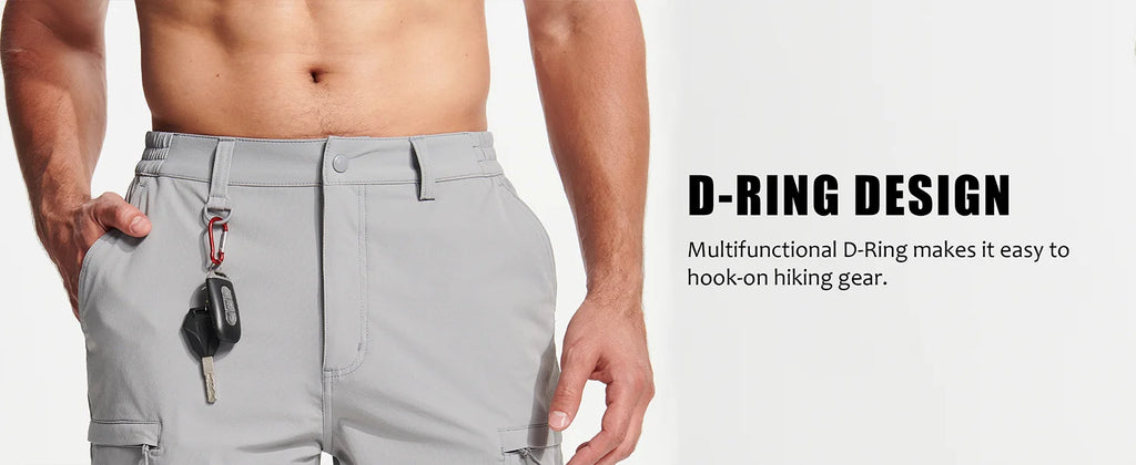 TACVASEN Summer Moisture Wicking Casual Shorts Mens Cargo Work Shorts Running Jogging Sports Bottoms Nylon Rip-Stop Short Pants