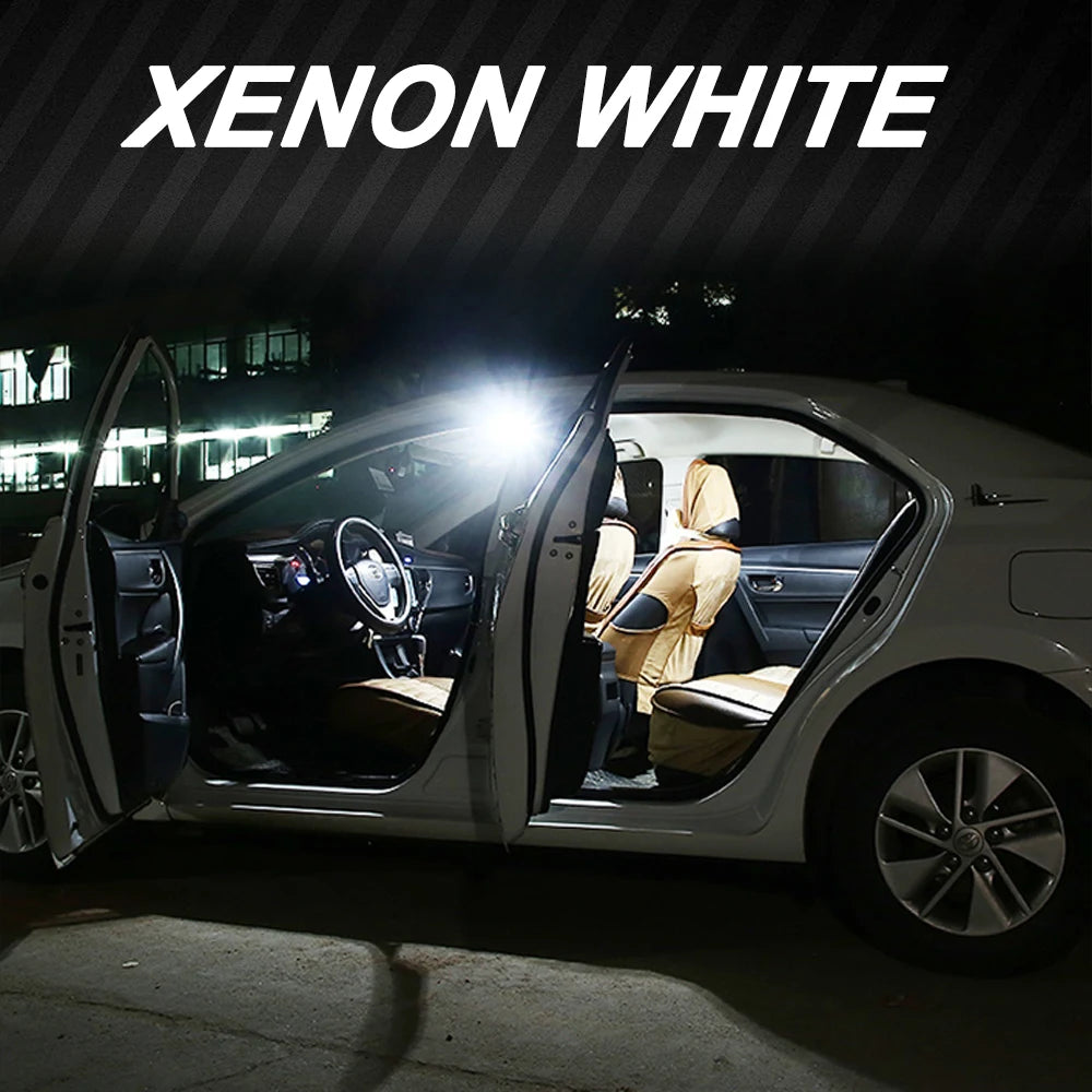 BMTxms 15PCS LED Interior Light Bulb Kit For Volvo S80 2007-2013 2014 2015 2016 2017 Car Dome Trunk Vehicle Lamp Accessories