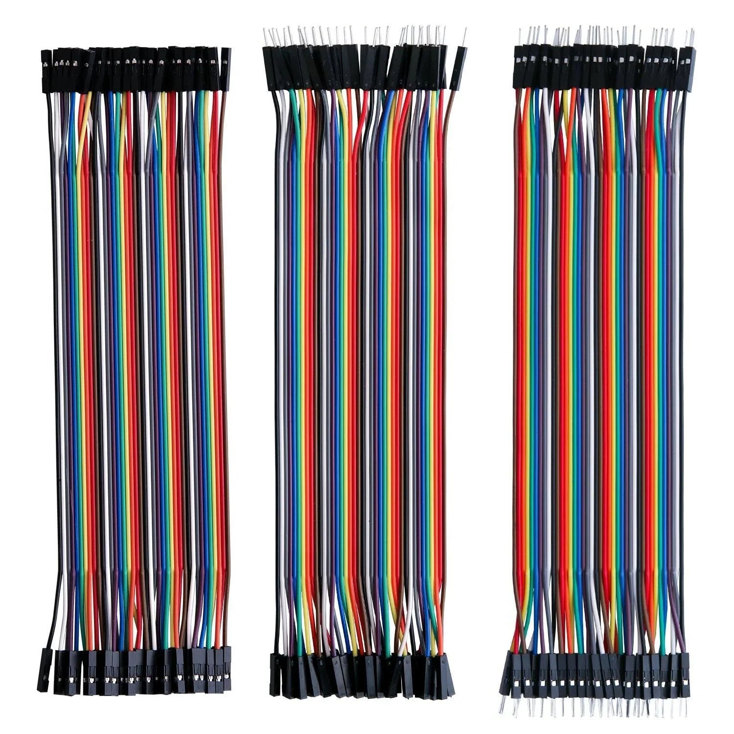 Dupont Line 20CM 40Pin Male to Male + Male to Female and Female to Female Jumper Wire Dupont Cable for Arduino DIY KIT
