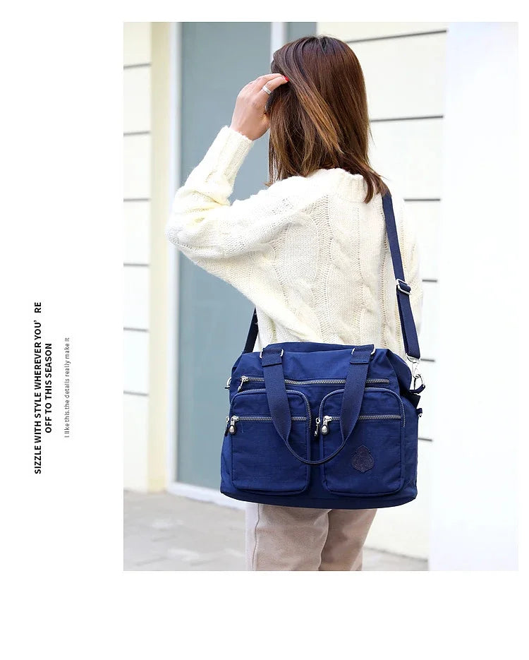Women's Fashion Top-Handle Bag for Women Big Handbag Nylon Crossbody Bags Waterproof Shoulder bag purses and handbags bolsos sac