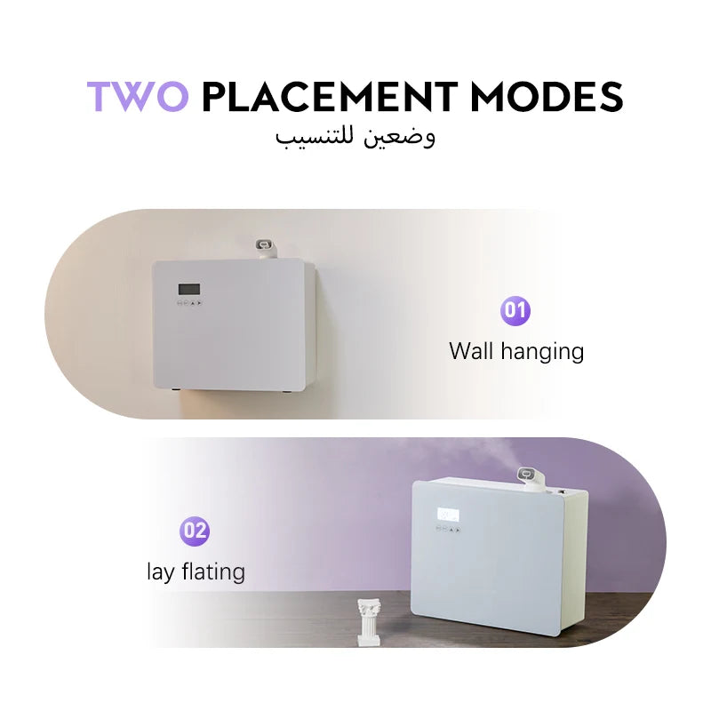 NAMSTE WIFI Control Scent Diffuser Machine Smart Timing HVAC Large Commercial Essential Aroma Oil Hotel Fragrance Diffuser