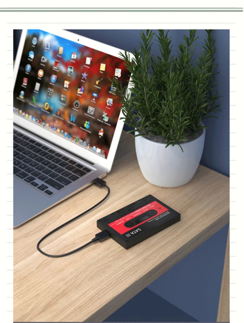 UTHAI T46 New 2.5" External Hard Drive Enclosure, USB 3.0 SATA 5Gbps HDD & SSD  Tape Enclosure UASP for PC Notebook