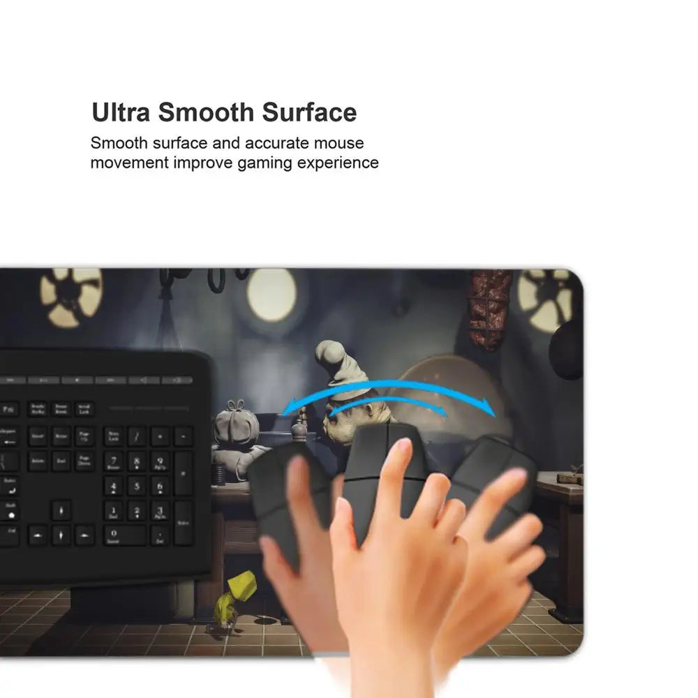 Xxl Mouse Pad Gamer Little Nightmares Pc Cabinet Games Desk Mat Mousepad Anime Computer Desks Office Accessories Keyboard Gaming