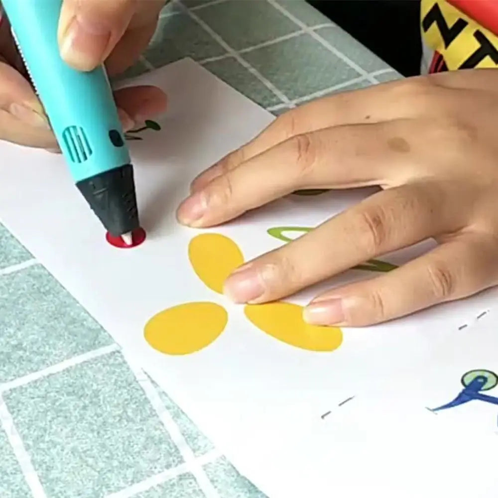 3D Printing Pen Arts Printer Set PLA Filament Drawing Print For Kids Adult Creative Toy Gift 36M PLA Filaments +USB 3D Pens
